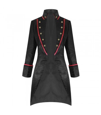 Men Pentagram Coat Salvatore Black Coat 